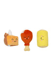 Pearhead Thanksgiving Dinner Dog Toy Set