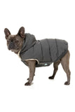 FuzzYard Charcoal Puffer Dog Jacket