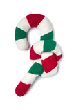 Fabdog Holiday Twisty Candy Cane Dog Toy