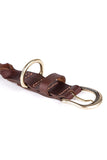 My Family Ascot Brown Leather Dog Collar