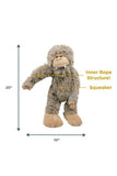 Tall Tails Stuffless Big Foot Dog Toy