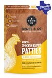 Bones and Co. Kickin' Chicken Patties Frozen Raw Dog Food