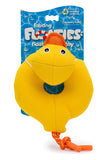 FabDog Duck Floaties Dog Toy