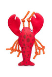 FabDog Lobster Floaties Dog Toy