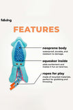 FabDog Squid Floaties Dog Toy