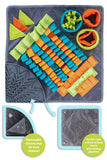 Messy Mutts Square Forage Snuffle Mat with Suction