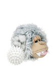 Tall Tails Yeti Head 2-in-1 Dog Toy