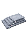 HuggleFleece Gray Dog Crate Mat