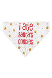 Pearhead I Ate Santa's Cookies Pet Bandana