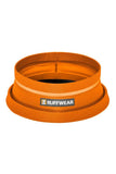 Ruffwear Bivy Salamander Orange Travel Dog Bowl